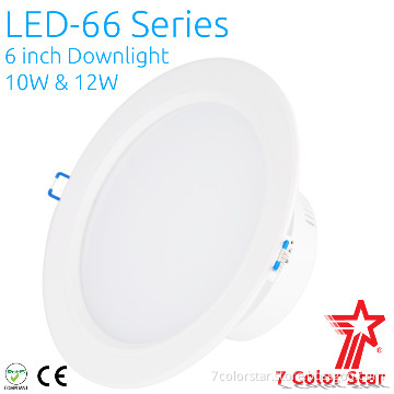 Downlight 6 inch, 10W 3000K Warm White
